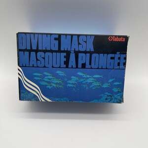 Vintage‎ Tabata Diving Mask Retro Scuba Snorkeling Gear in Original Box